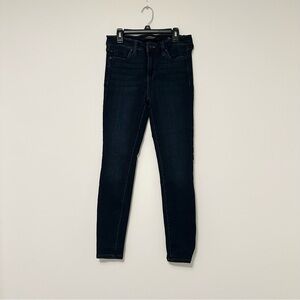 Liverpool Los Angeles Women's Dark Wash The Ankle Skinny Blue Jeans size 27 4